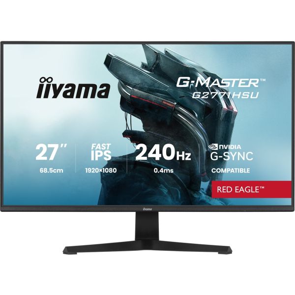 iiyama G-Master/G2771HSU-B1/27"/IPS/FHD/240Hz/0,4ms/Čierna/3R G2771HSU-B1