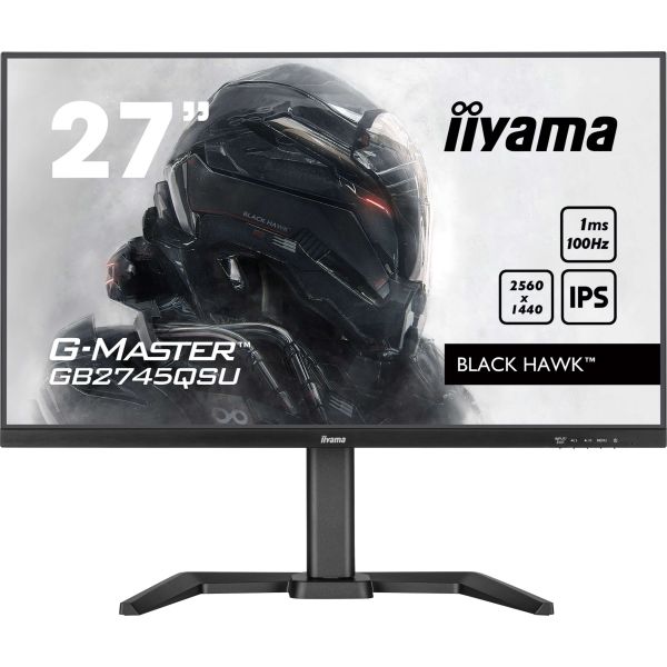 iiyama G-Master/GB2745QSU-B2/27"/IPS/QHD/100Hz/1ms/Black/3R GB2745QSU-B2