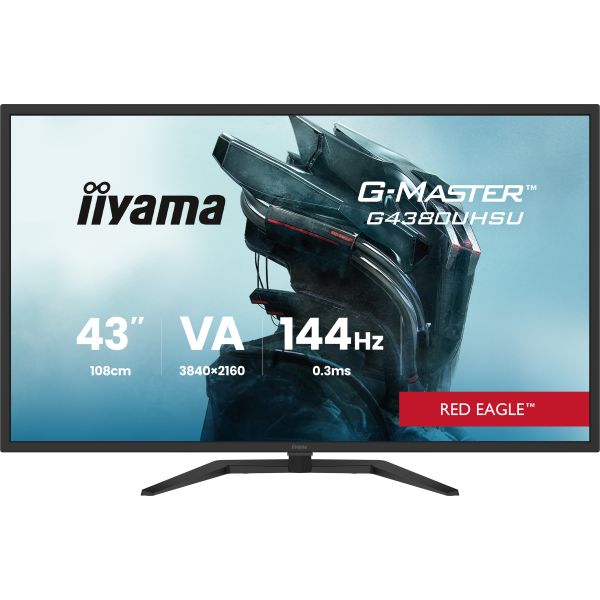 iiyama G-Master/G4380UHSU-B2/42,5"/VA/4K UHD/144Hz/0,3ms/Čierna/3R G4380UHSU-B2