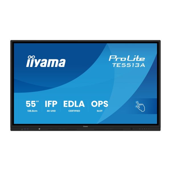 55" iiyama TE5513A-B3AG: IPS, 4K, 40P, EDLÁ
