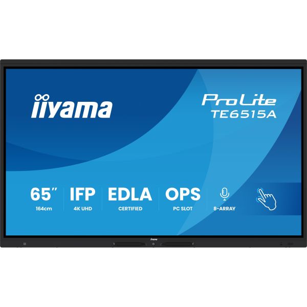 65" iiyama TE6515A-B2AG: VA, 4K, EDLÁ, NFC TE6515A-B2AG