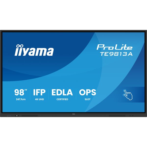 98" iiyama TE9813A-B2AG: IPS, 4K, 40P, EDLÁ TE9813A-B2AG
