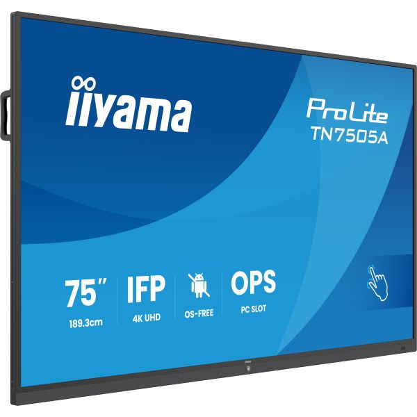 75" iiyama TN7505A-B1AG: IPS, 4K, no Android