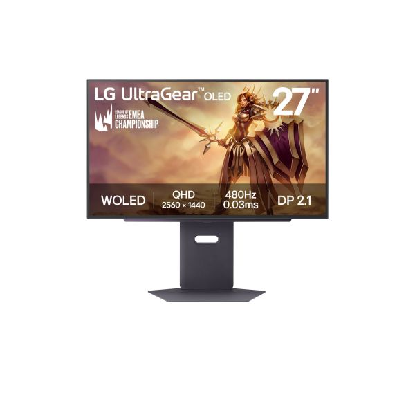 LG UltraGear/27GX790A-B/26,5"/OLED/QHD/480Hz/0,03ms/Black/2R 27GX790A-B.AEU