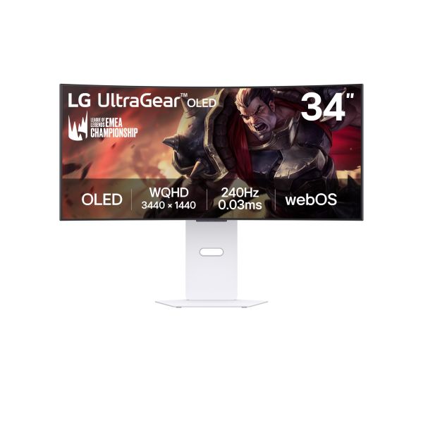 LG UltraGear/34GX90SA-W/34"/OLED/wQHD/240Hz/1ms/Blck-White/2R 34GX90SA-W.AEU