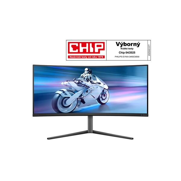 Philips Evnia/34M2C6500/00/34"/QD-OLED/3440x1440/175Hz/0,03ms/Gray/3R
