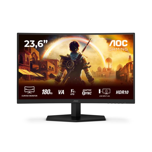 AOC AGON/C24G42E/23,6"/VA/FHD/180Hz/4ms/Čierna/3R