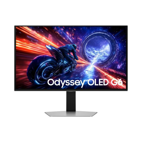 Samsung Odyssey OLED G6/G60SF/27"/OLED/QHD/500Hz/0,03ms/Strieborná/2R LS27FG602SUXEN
