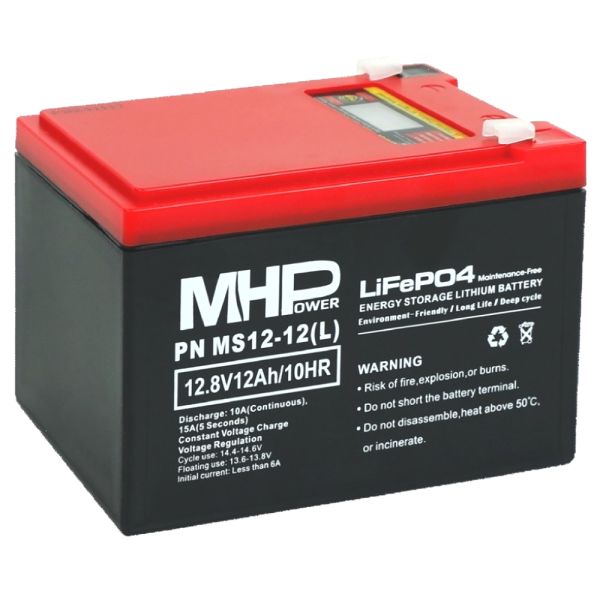 MHPower MS12-12(L) Litium batéria LiFePO4 12V/12A MS12-12(L)