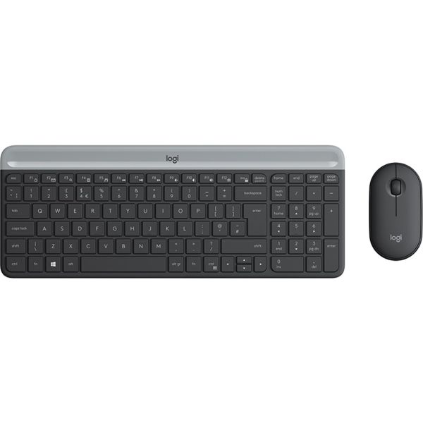PROMO set Logitech slim Wireless MK470 graphite US 920-009204