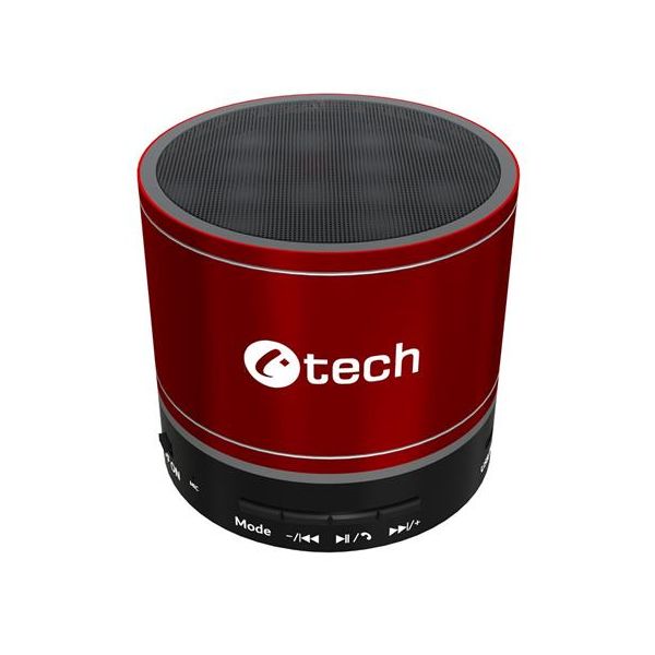 Repro C-TECH SPK-08R, bluetooth, červený SPK-08R