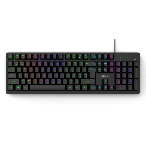 Herná klávesnica C-TECH Riven (GKB-16), RGB, USB GKB-16