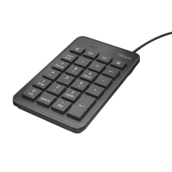 Numerická klávesnica, USB, TRUST "Xalas", čierna