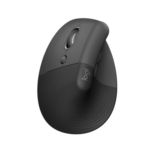 LOGITECH Lift For Business/Ergonomická/Optická/Pre ľavákov/4 000 DPI/USB+BT/Grafitová 910-006495