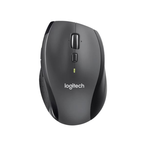 Logitech Marathon M705/Kancelárska/Optická/Pre pravákov/1 000 DPI/Bezdrôtová USB/Čierna 910-006034