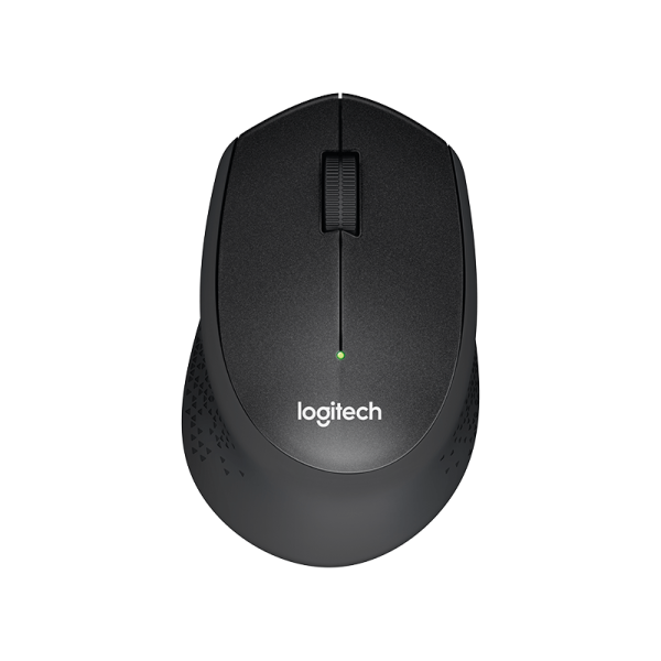 Logitech M330/Kancelárska/Optická/Pre pravákov/1 000 DPI/Bezdrôtová USB/Čierna 910-004909