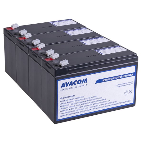Batériový kit AVACOM AVA-RBC116-KIT náhrada pre renováciu RBC116 - batéria pre UPS (4ks baterií) AVA-RBC116-KIT