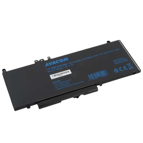 Batérie AVACOM pre Dell Latitude E5450 Li-Pol 7,4 V 6810mAh 51Wh NODE-E545-P68