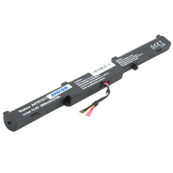 Batérie AVACOM pre Asus G553, GL753, N552 Li-Ion 14,4 V 2600mAh 37Wh NOAS-G553-N26
