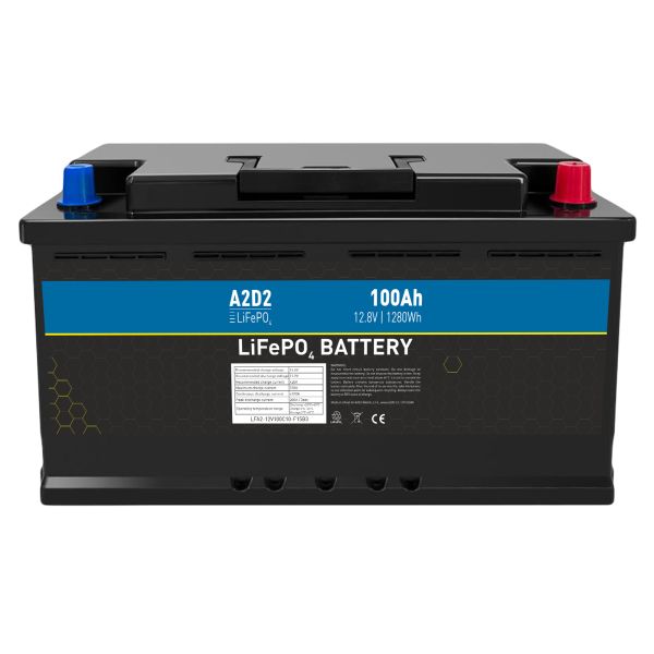A2D2 batéria LiFePO4 12,8V 100Ah F15 Car Battery Case (Gotion cells) LFA2-12V100C10-F15B3