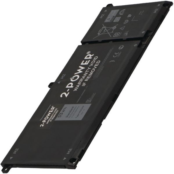 2-POWER Batérie 15V 3530mAh pre Dell Latitude 3410 77053391