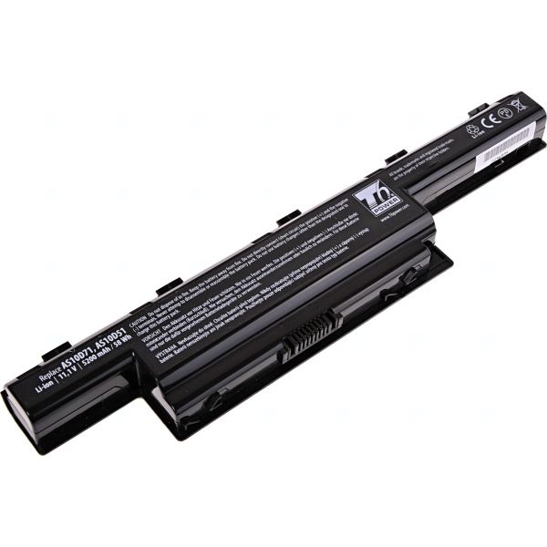Batérie T6 Power pre Acer Aspire 4741, 5551, 5741, 5751, TravelMate 4750, 5740, 5200mAh, 58Wh, 6cell NBAC0065