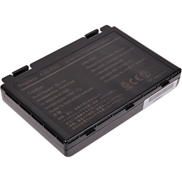 Batérie T6 Power pre Asus K40, K41, K50, K51, K60, K61, K70, F52, F82, X5D, 5200mAh, 58Wh, 6cell NBAS0064
