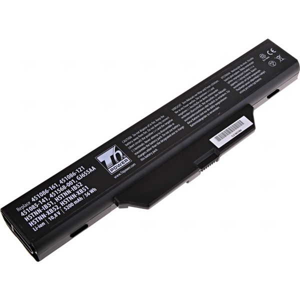 Batérie T6 Power pre HP Compaq 6530s, 6535s, 6720s, 6730s, 6735s, 6820s, 6830s, 5200mAh, 56Wh, 6cell NBHP0036