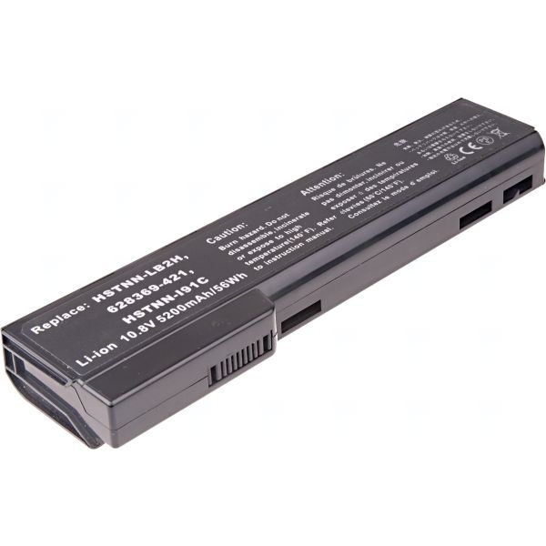 Batérie T6 Power pre HP ProBook 6360b, 6460b, 6470b, 6560b, 6570b, 8460, 8470, 5200mAh, 56Wh, 6cell NBHP0076