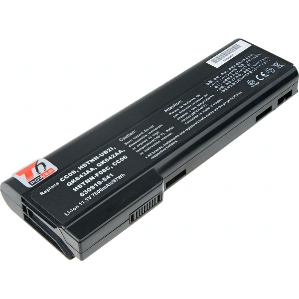 Batérie T6 Power pre HP ProBook 6360b, 6460b, 6470b, 6560b, 6570b, 8460, 8470, 7800mAh, 87Wh, 9cell NBHP0083