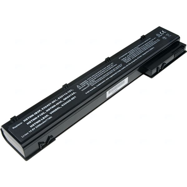 Batérie T6 Power pre HP EliteBook 8560w, 8570w, 8760w, 8770w, 5200mAh, 77Wh, 8cell NBHP0084