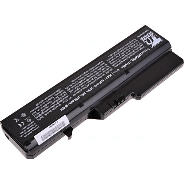 Batérie T6 Power pre Lenovo IdeaPad G460, G465, G470, G475, G560, G565, G570, 5200mAh, 58Wh, 6cell NBIB0088