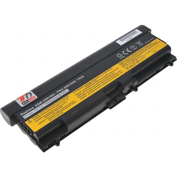 Batérie T6 Power Lenovo ThinkPad T430, T430, T530, T530, L430, L530, W530, 7800mAh, 87Wh, 9cell NBIB0109