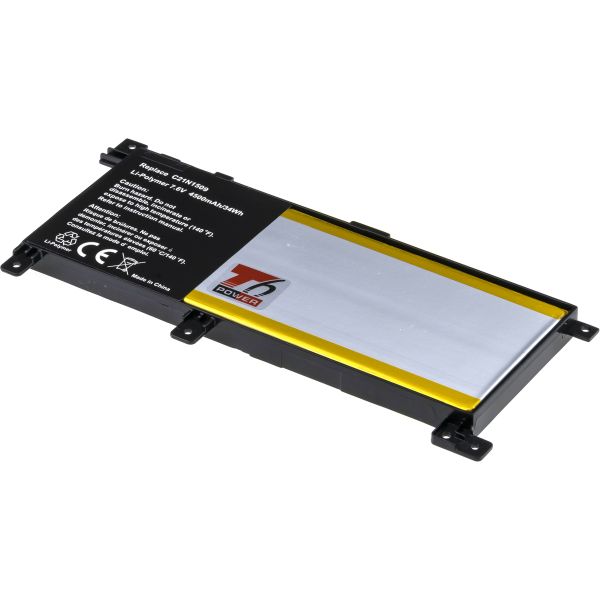 Batérie T6 Power Asus X556, F556, A556, K556, R519, R558, 4500mAh, 34Wh, 2cell, Li-pol NBAS0135