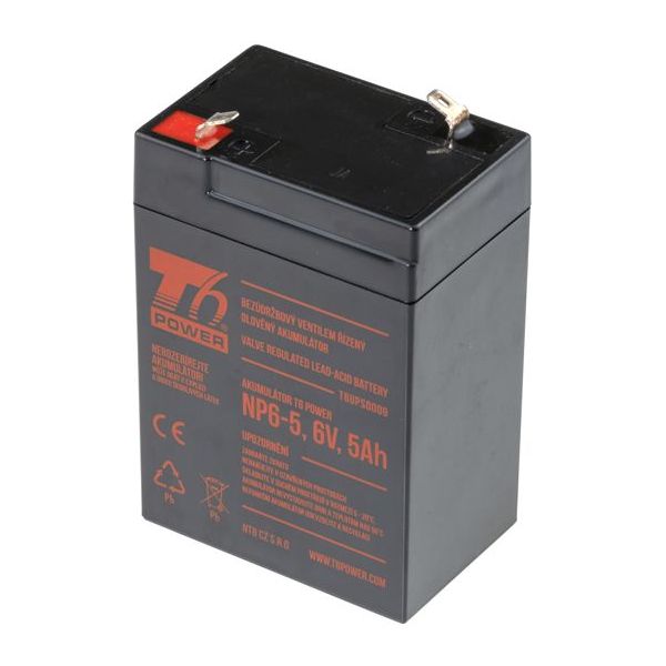 Akumulátor T6 Power NP6-5, 6V, 5Ah T6UPS0009
