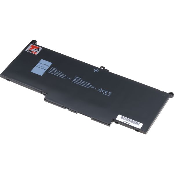 Batérie T6 Power pre Dell Latitude 7280, 7290, 7380, 7390, 7480, 7490, 7500mAh, 57Wh, 4cell, Li-pol NBDE0185