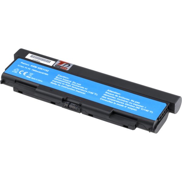 Batérie T6 Power Lenovo ThinkPad T440p, T540p, W540, L440, L540 séria, 7800mAh, 87Wh, 9cell NBIB0111