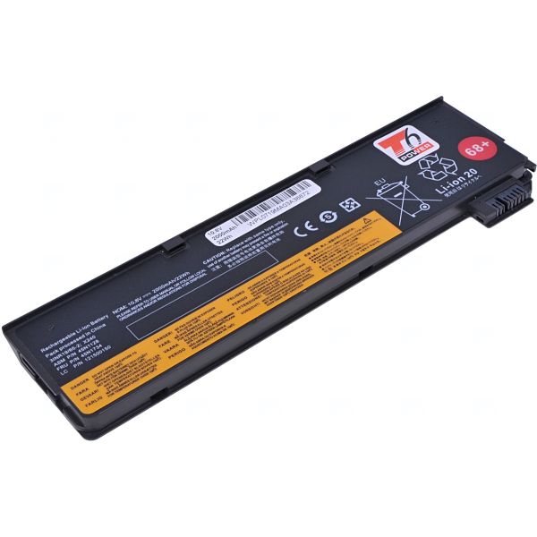 Batérie T6 Power pre Lenovo ThinkPad T440, T450, T460, T470, T550, 68, 2100mAh, 24Wh, 3cell NBIB0146