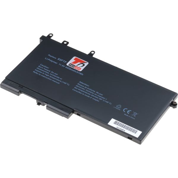 Batérie T6 Power pre Dell Latitude 5280, 5290, 5480, 5490, 5580, 5590, 4450mAh, 51Wh, 3cell, Li-pol NBDE0197