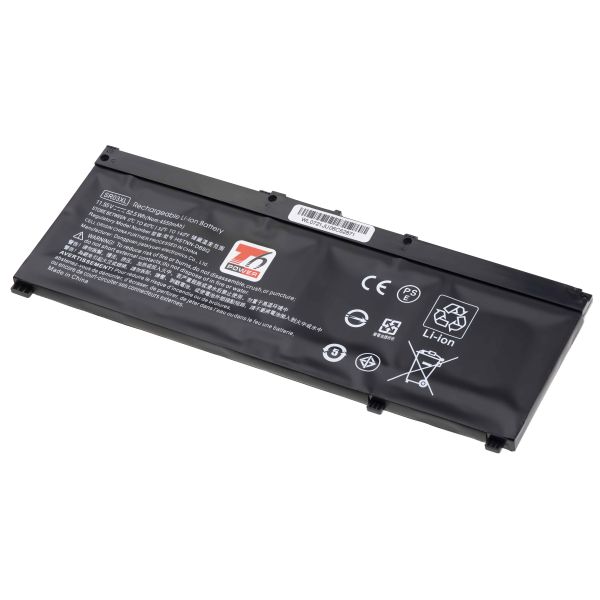 Batérie T6 Power HP Pavilion Gaming 15-cx0000, 17-cd0000, 4545mAh, 52,5Wh, 3cell, Li-pol NBHP0178