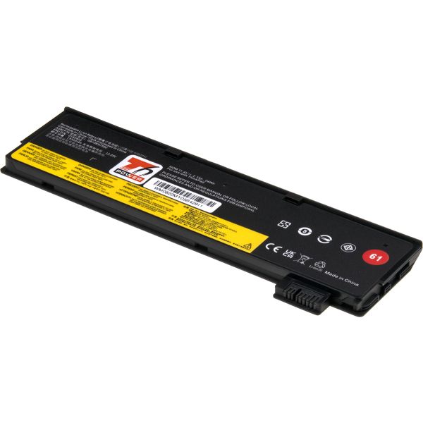 Batérie T6 Power Lenovo ThinkPad T470, T480, T570, T580, 2100mAh, 24Wh, 3cell NBIB0168