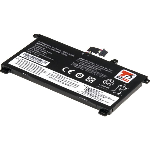 Batérie T6 Power Lenovo ThinkPad T570, T580, P51, P52, internal, 2000mAh, 30Wh, 4cell NBIB0197