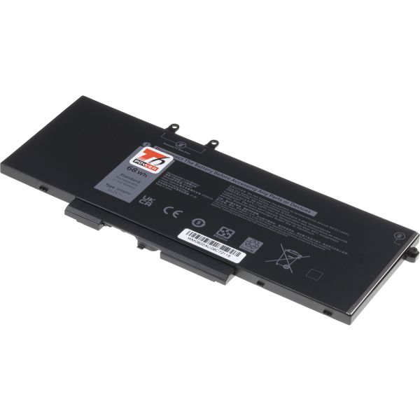 Batérie T6 Power pre Dell Latitude 5401, 5410, 5501, 5510, Precision 3550, 4470mAh, 68Wh, 4cell NBDE0217