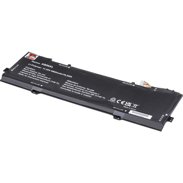 Batérie T6 Power pre HP Spectre 15-bl000 x360 séria, 6860mAh, 79Wh, 6cell, Li-pol NBHP0173