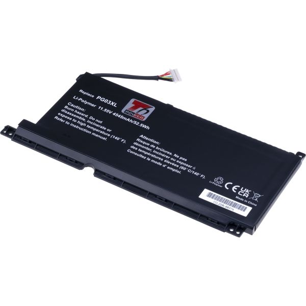 Batérie T6 Power HP Pavilion Gaming 15-dk0000, 15-ec0000, 4545mAh, 52,5Wh, 3cell, Li-pol NBHP0197