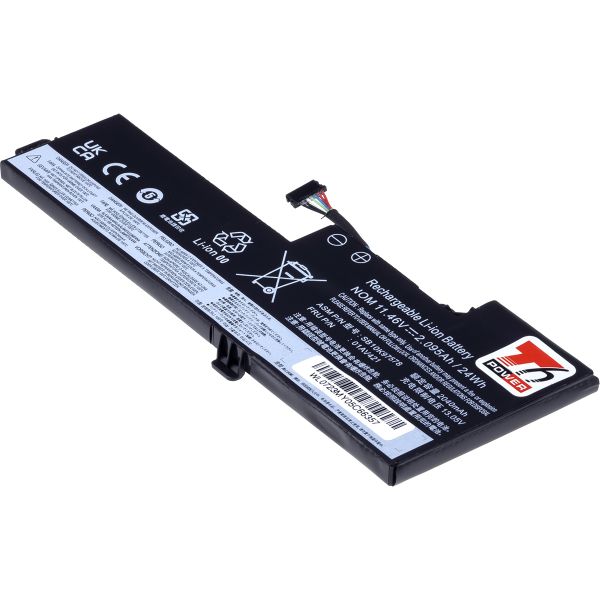 Batérie T6 Power pre Lenovo ThinkPad T470, T480, internal, 2095mAh, 24Wh, 3cell, Li-pol NBIB0178