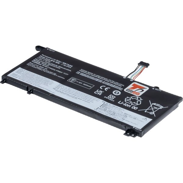 Batérie T6 Power Lenovo ThinkBook 15 G2 ARE, 15 G3 ACL, 14 G2 ITL, 3904mAh, 45Wh, 3cell, Li-Pol NBIB0235