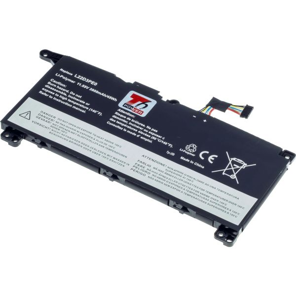 Batérie T6 Power pre Lenovo ThinkBook 14 G6, 14 G7, 16 G6, 16 G7, 3900mAh, 45Wh, 3cell, Li-pol NBIB0261