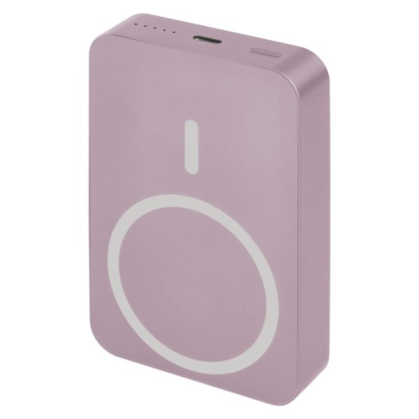 EMOS POWERBANKA WI1046, bezdrôtové nabíjanie 20W, 10.000mAh, LOSOSOVÁ, 1xUSB-C 1613055102