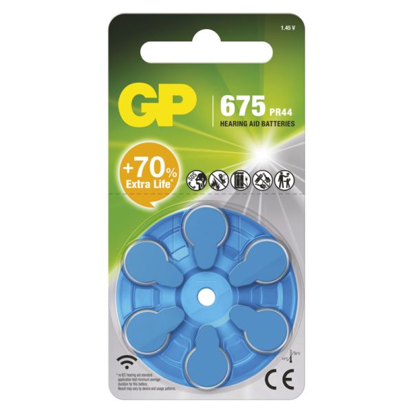 GP BATÉRIA DO NASLÚCHADIEL ZA675F 6BL 1044067506